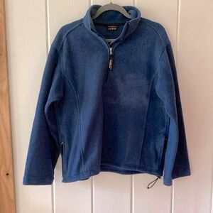 LL Bean Women’s Thick Fleece Jacket Medium-Regular